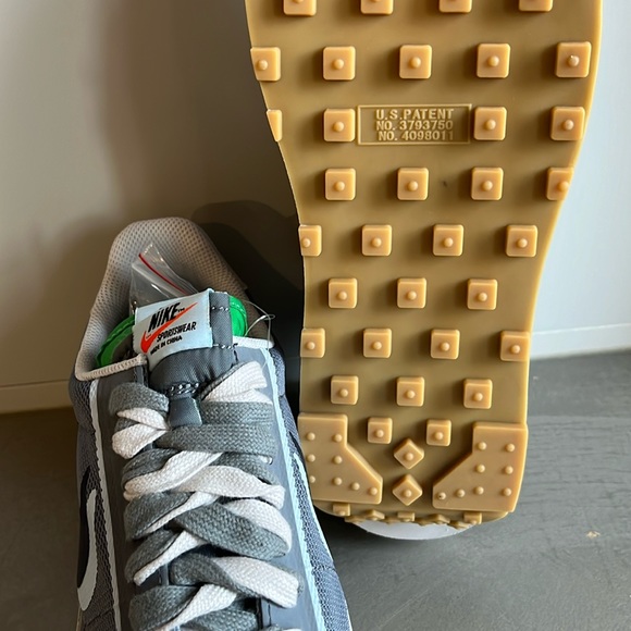 Nike x CLOT x sacai LDWaffle KOD2 Cool Grey Sneakers - Picture 6 of 12